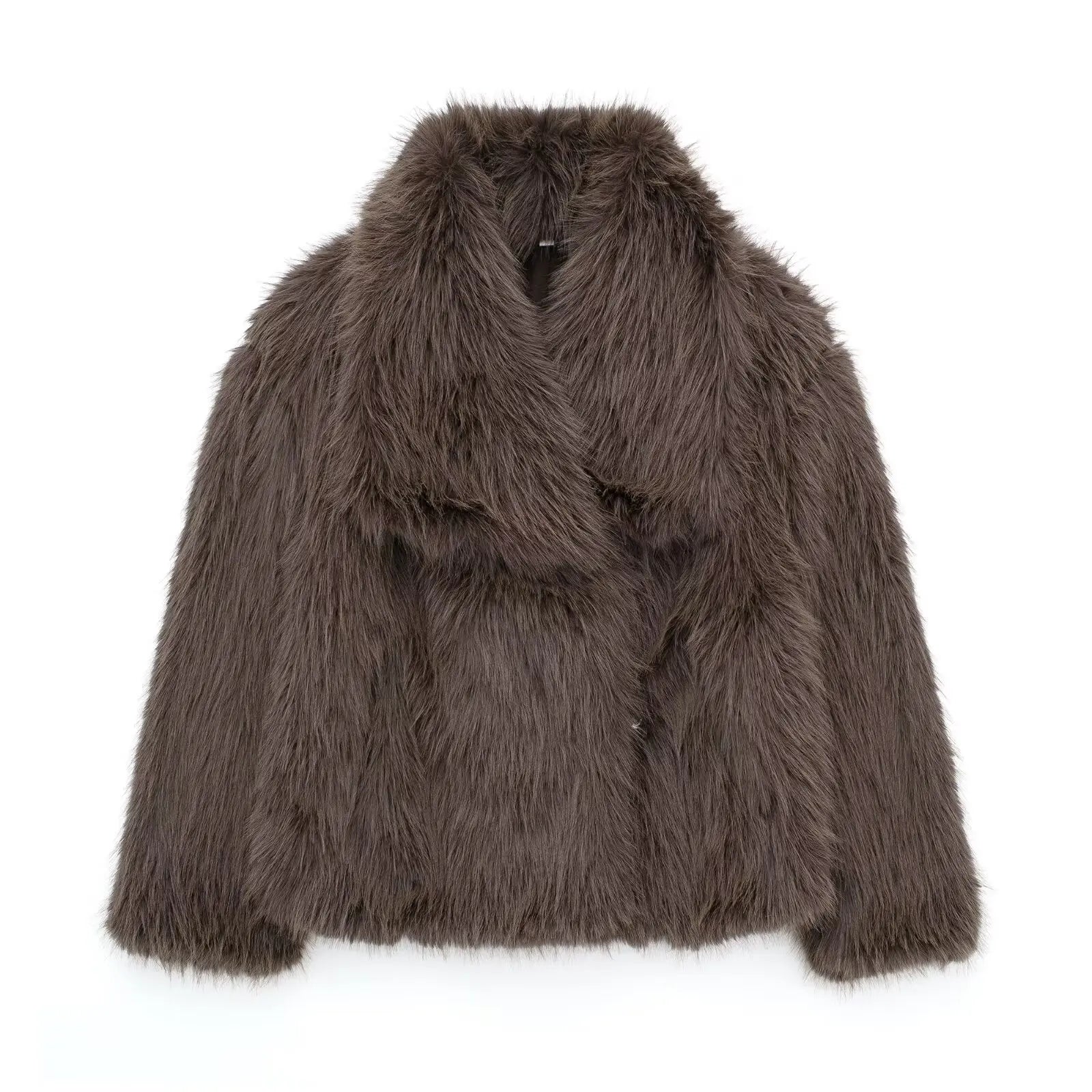 FURRELLE™ Cropped Faux Fur Jacket