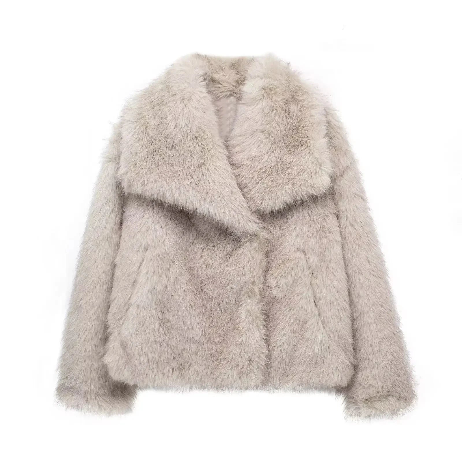 FURRELLE™ Cropped Faux Fur Jacket