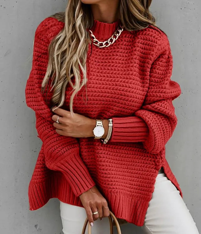 EvoChic™ Glove-Head SideSlit Sweater