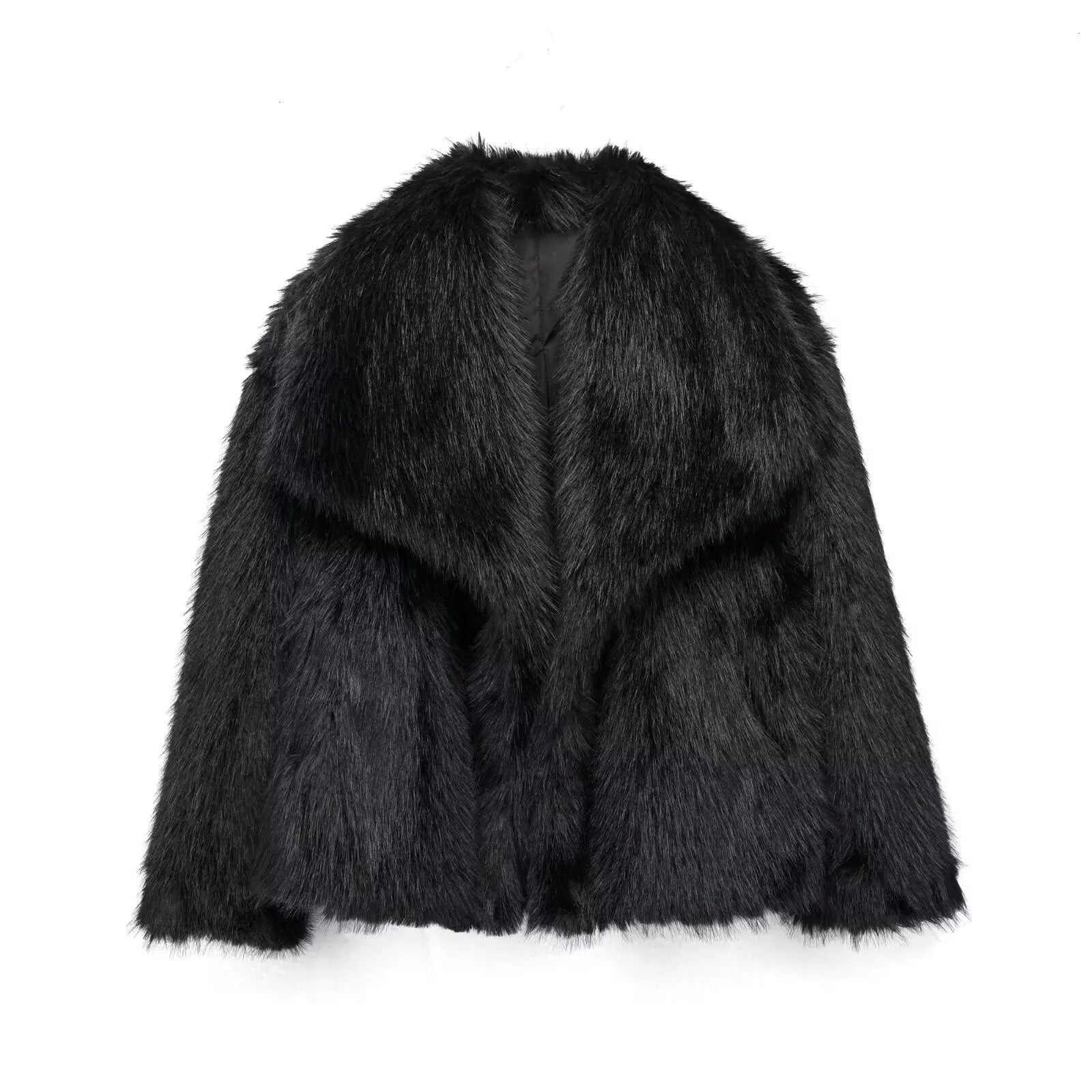 FURRELLE™ Cropped Faux Fur Jacket