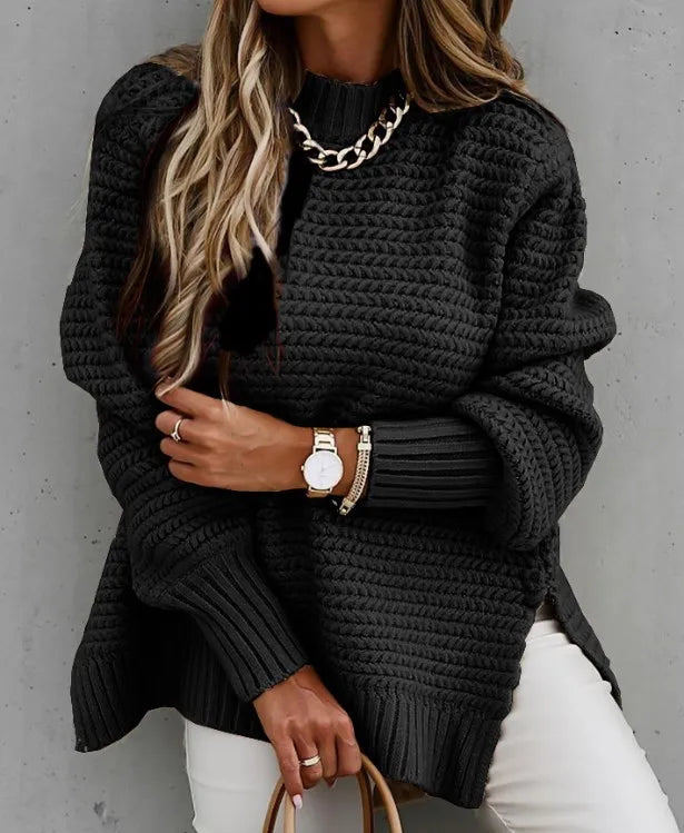 EvoChic™ Glove-Head SideSlit Sweater