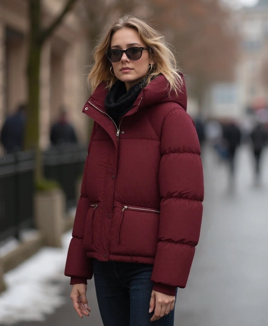 SnowBelle™ Winter Short Padded Jacket